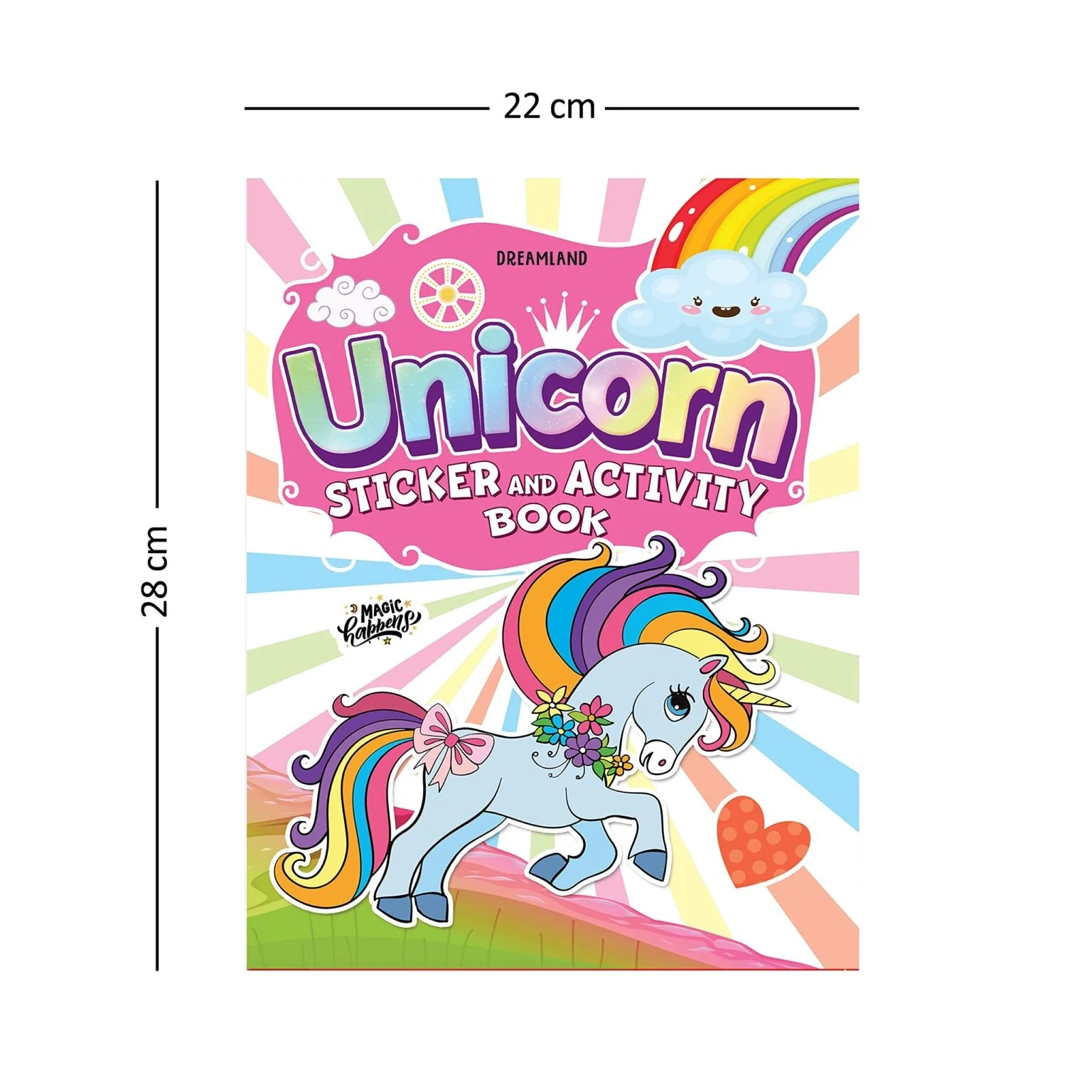 My Magical Unicorn Sticker and Activity Book for Children Age 3 - 8 Years - With Bright Stickers to Decorate - Image 2