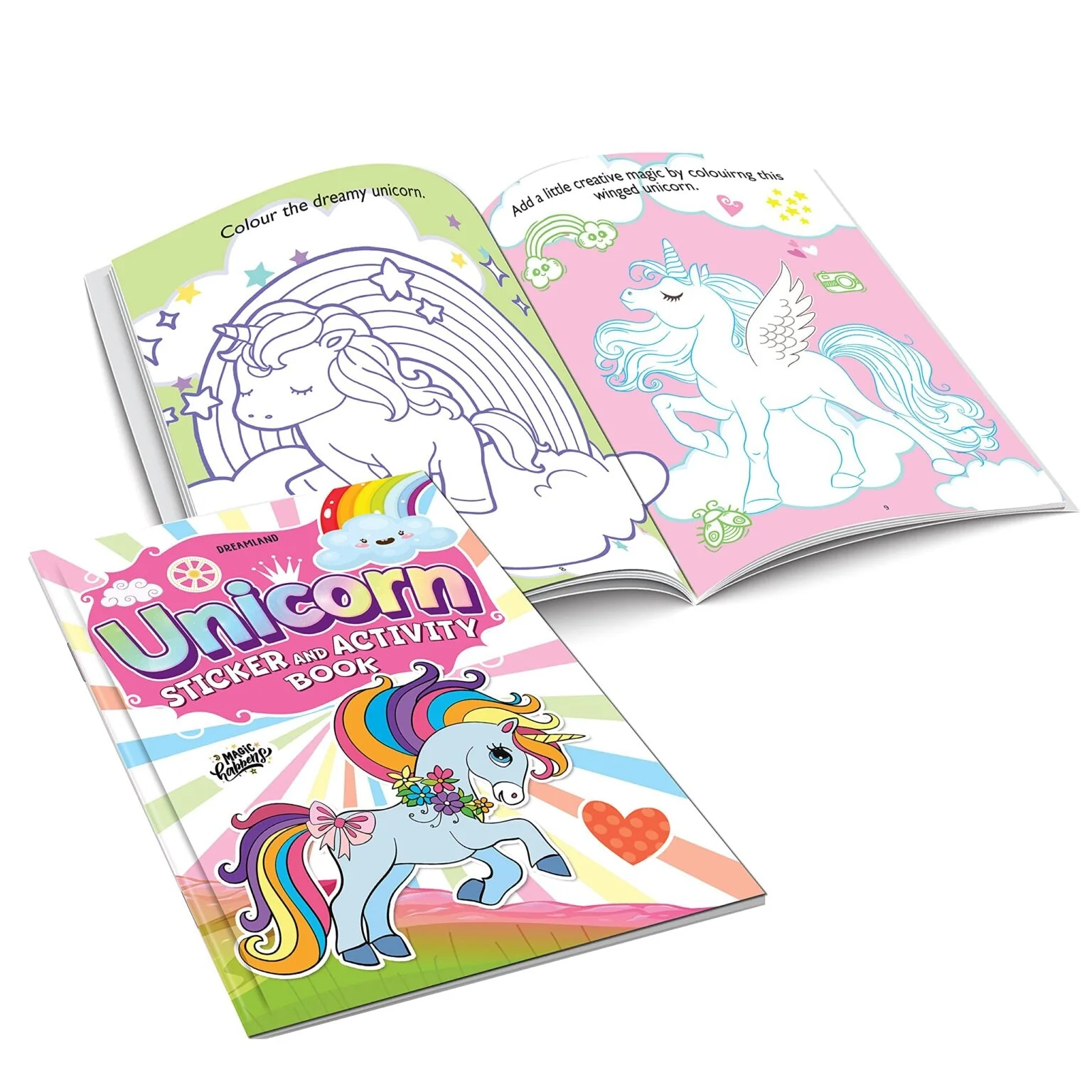 My Magical Unicorn Sticker and Activity Book for Children Age 3 - 8 Years - With Bright Stickers to Decorate - Image 3