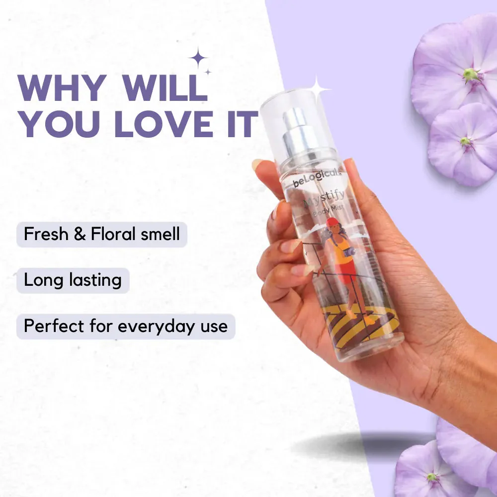 Mystify Body Mist | Fresh & Floral Fragrance | Long-Lasting Fragrance | Body Mist | 100ml - Image 6