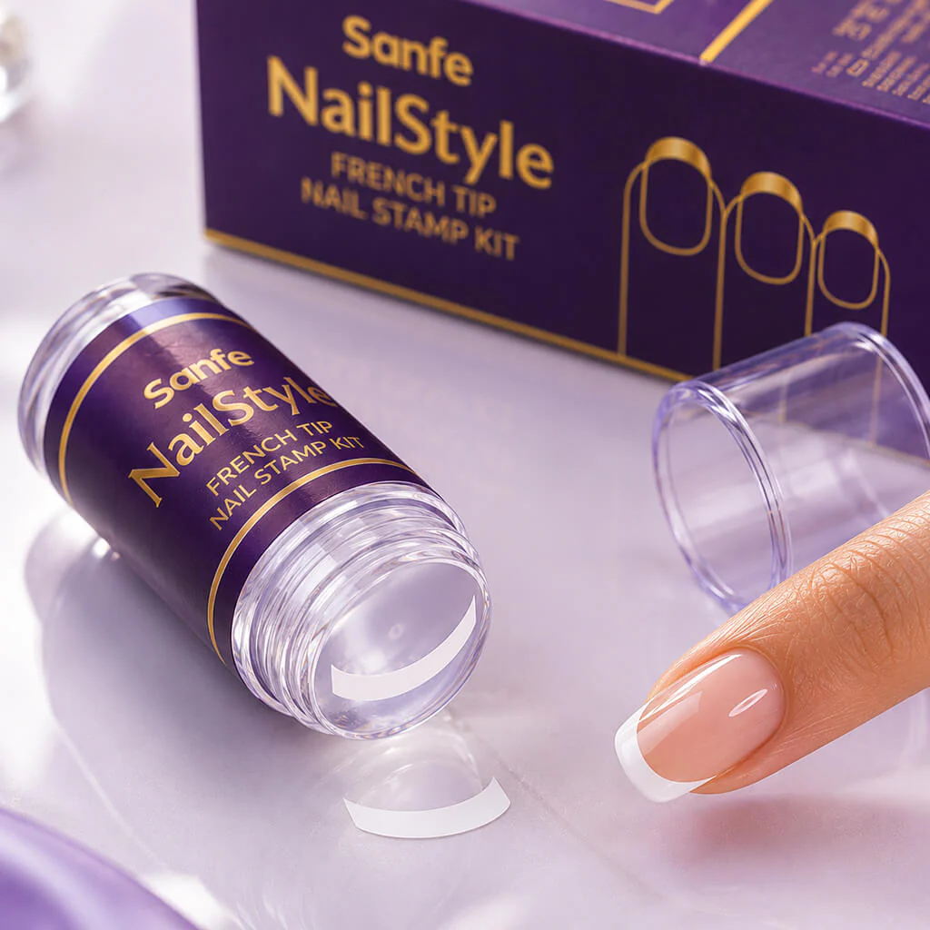 NailStyle French tip nail stamp kit - Image 6