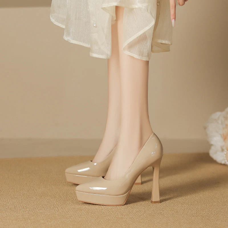 Naomi Luxe High Heel Pumps - Image 8