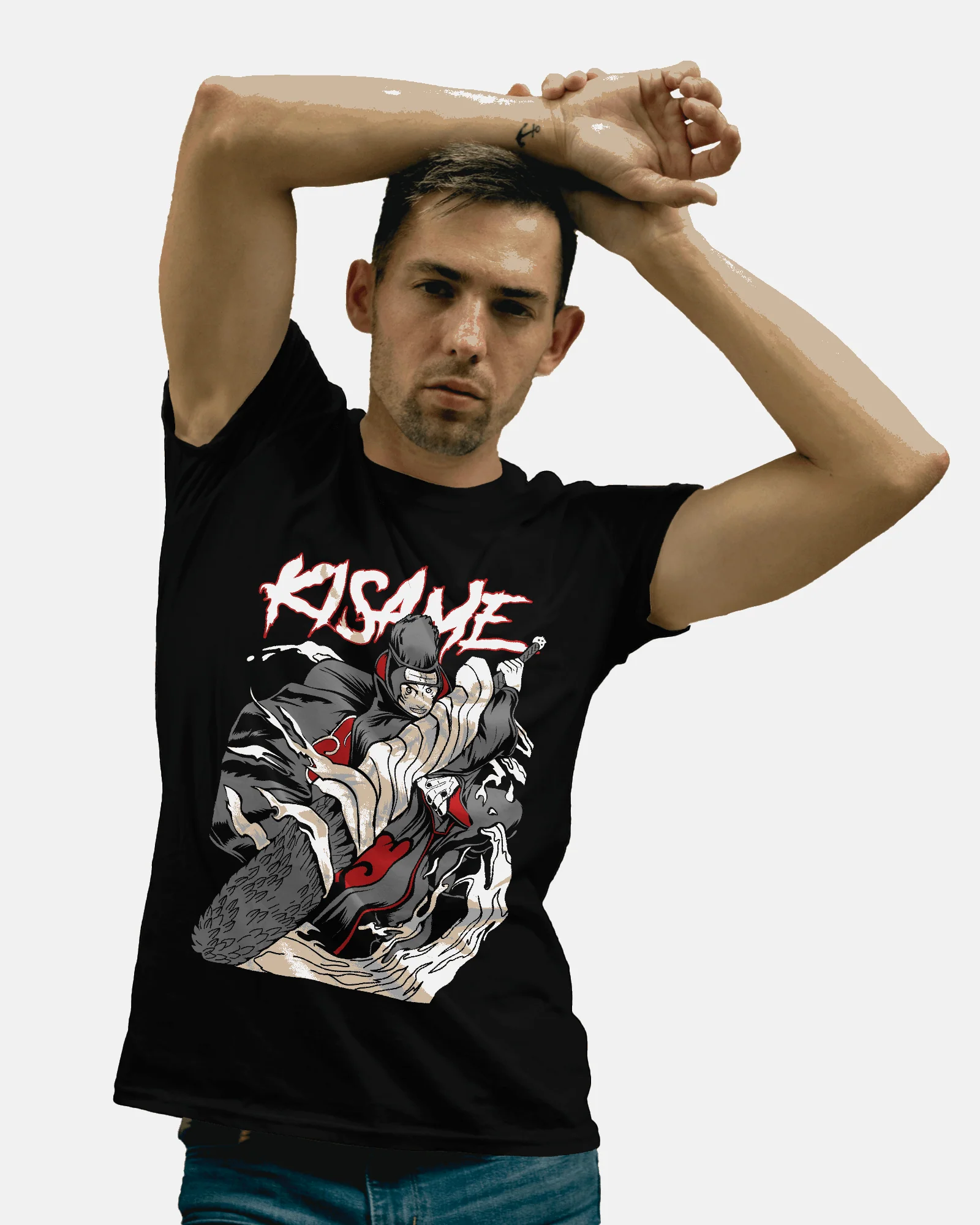 Naruto Akatsuki Kisame Hoshigaki T-Shirt - Image 3