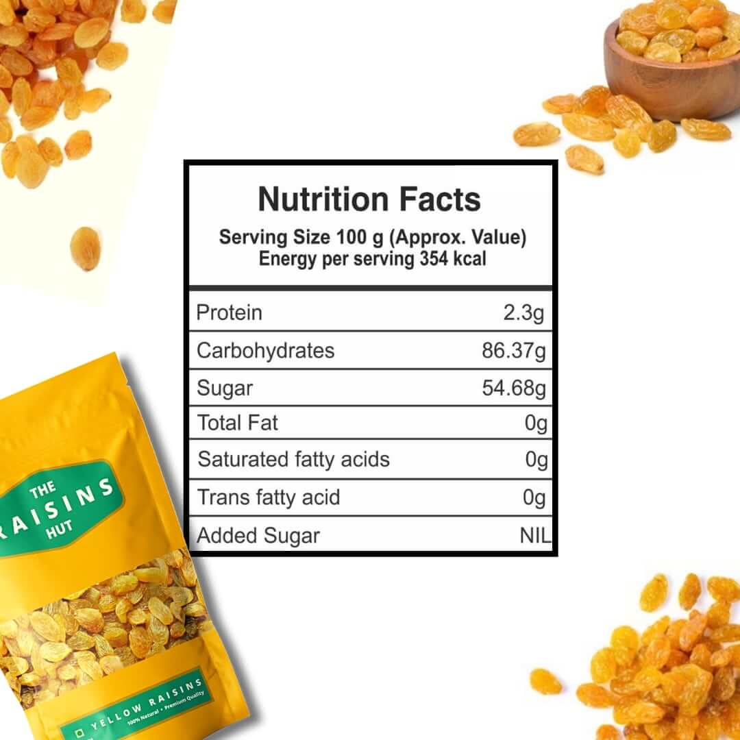 Natural Yellow Raisins (Seedless) - 900G - Image 4