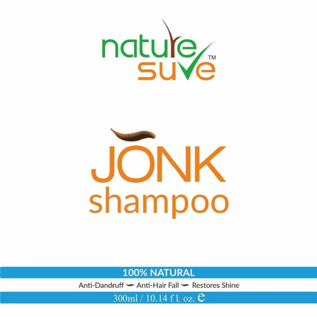 Nature Sure Combo Jonk Tail Leech Oil (110Ml) & Jonk Shampoo Hair Cleanser For Men & Women (300Ml) - Image 2