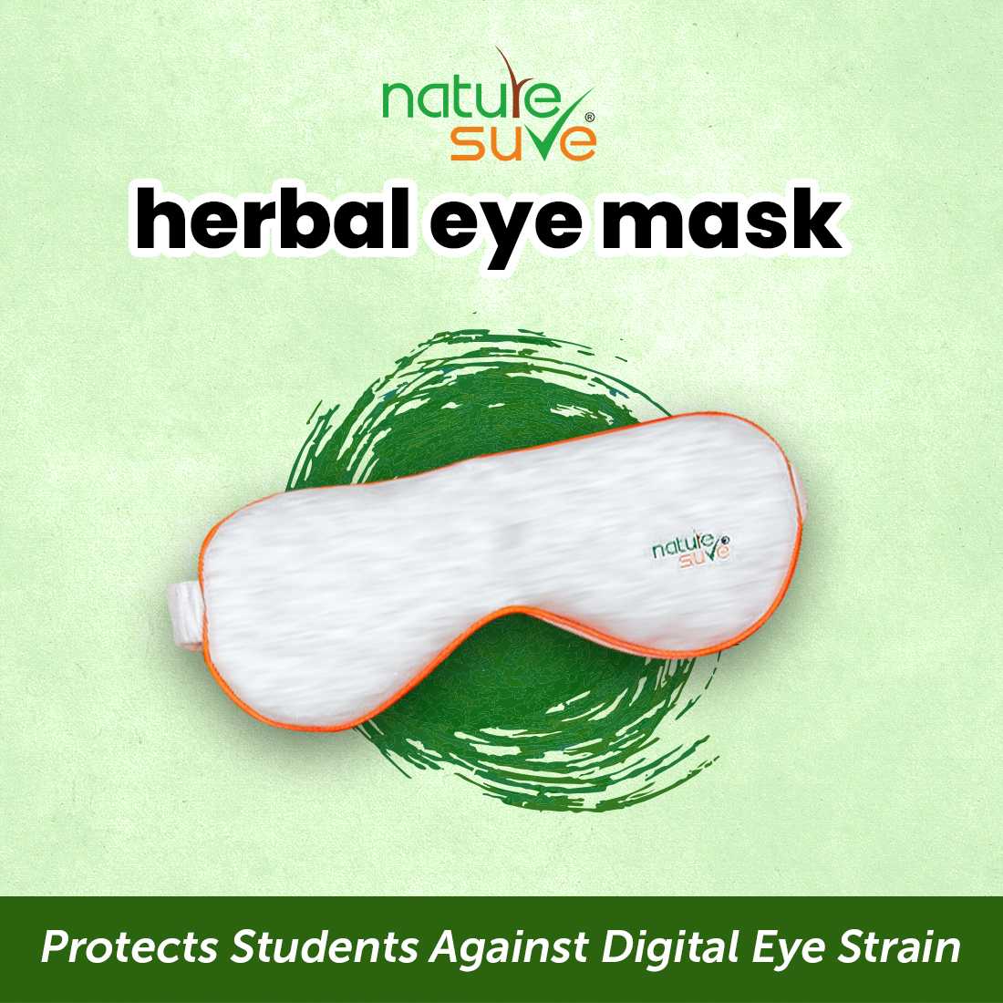 Nature Sure Herbal Eye Mask For Digital Eye Strain In Students And Teens
