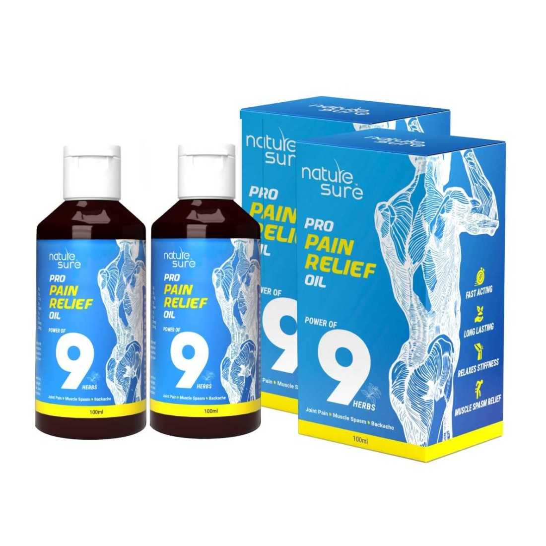 Nature Sure Pro Pain Relief Oil Ayurvedic Formula for Joint Pain, Muscle Spasm and Backache - 100ml - Image 10