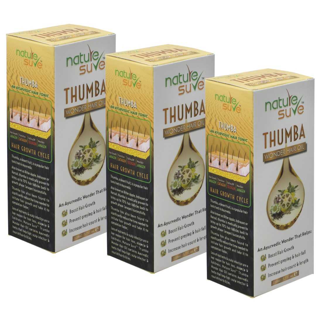Nature Sure Thumba Wonder Hair Oil for Men and Women - Image 12