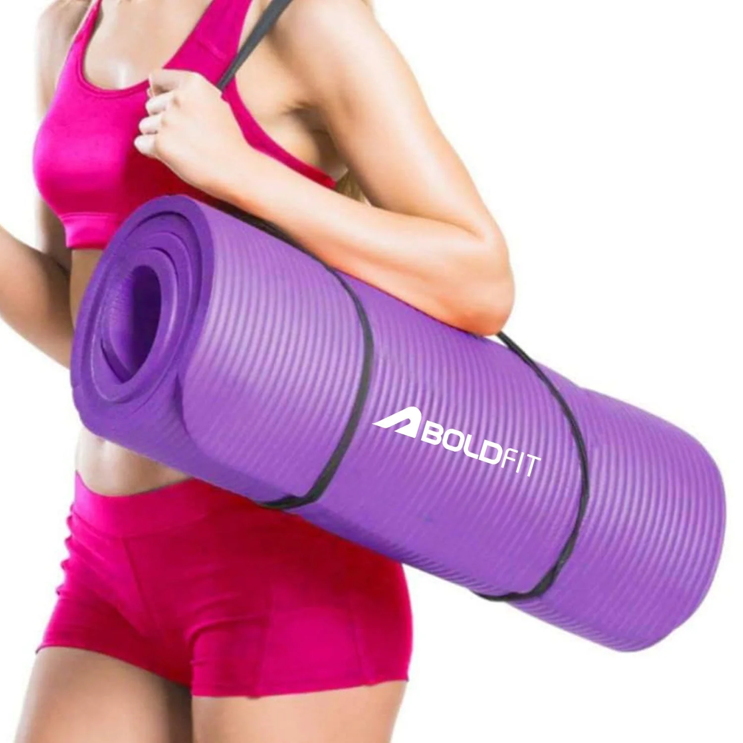 NBR Yoga mat with Carrying Strap - Image 27