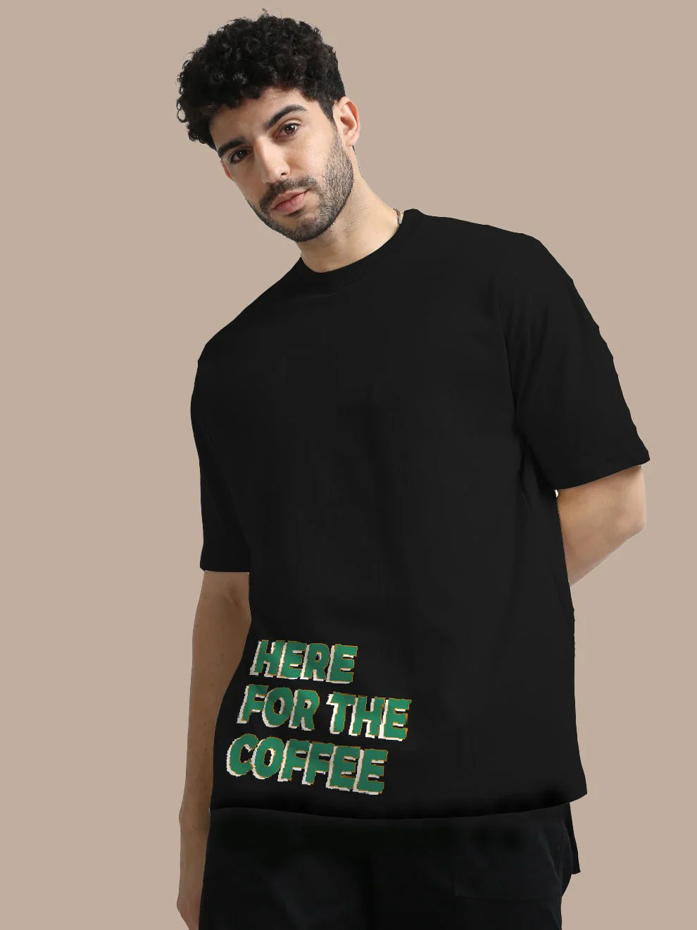 Need Coffee Oversize T-Shirt - Image 5