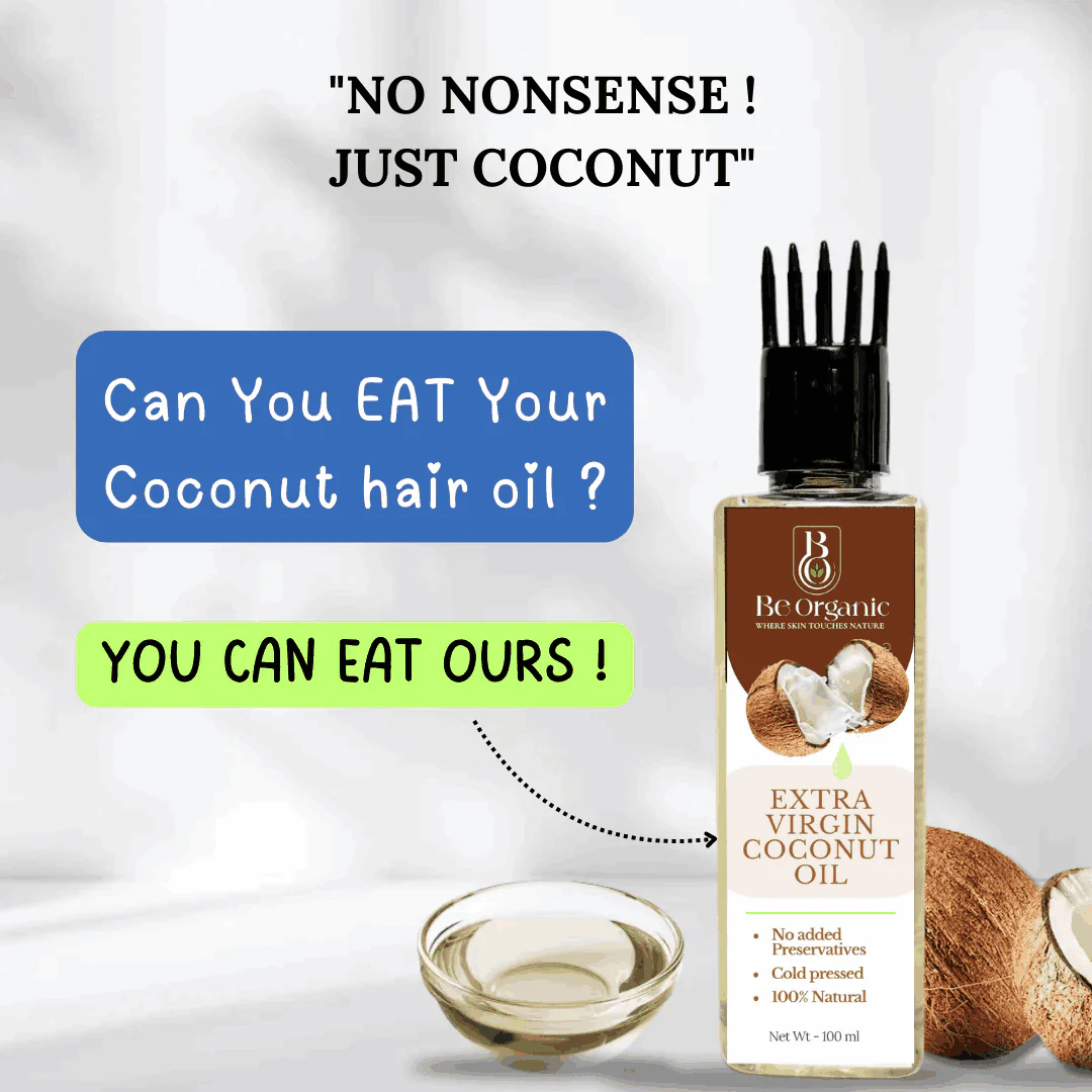 Neem Handle Comb + Virgin Coconut Oil + Neem Oil | Natural Hair Care Products - Image 4