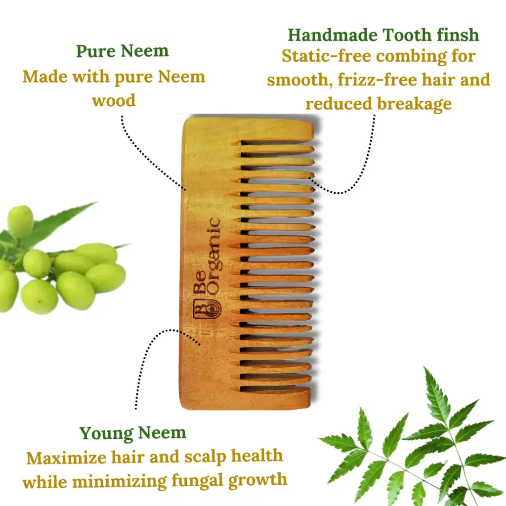 Neem Wood Comb for Hair After Shampoo Comb - Image 4