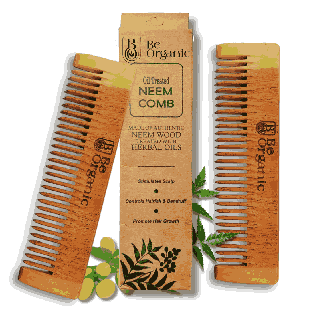 Neem Wood Pocket Comb - Image 4