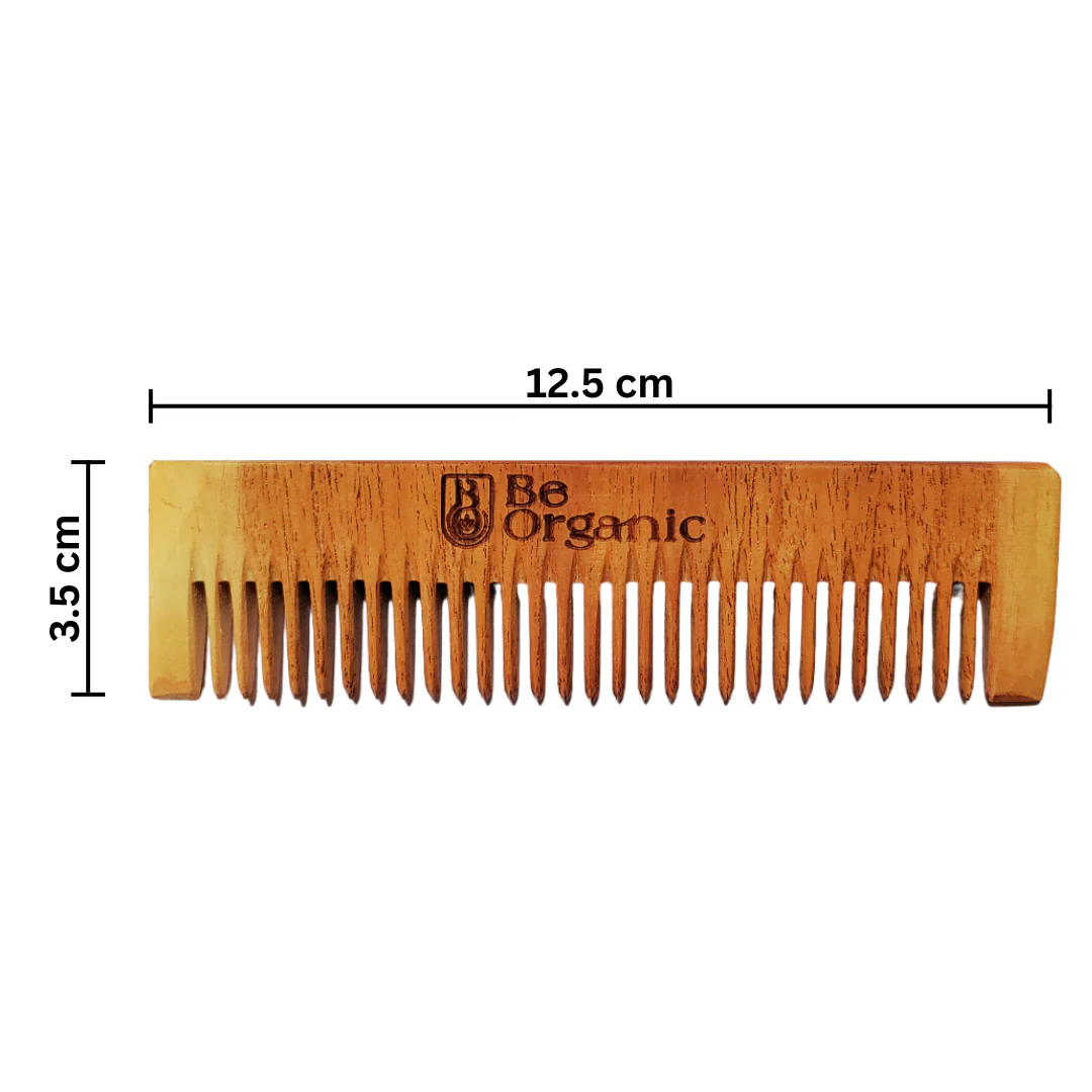 Neem Wood Pocket Comb - Image 6