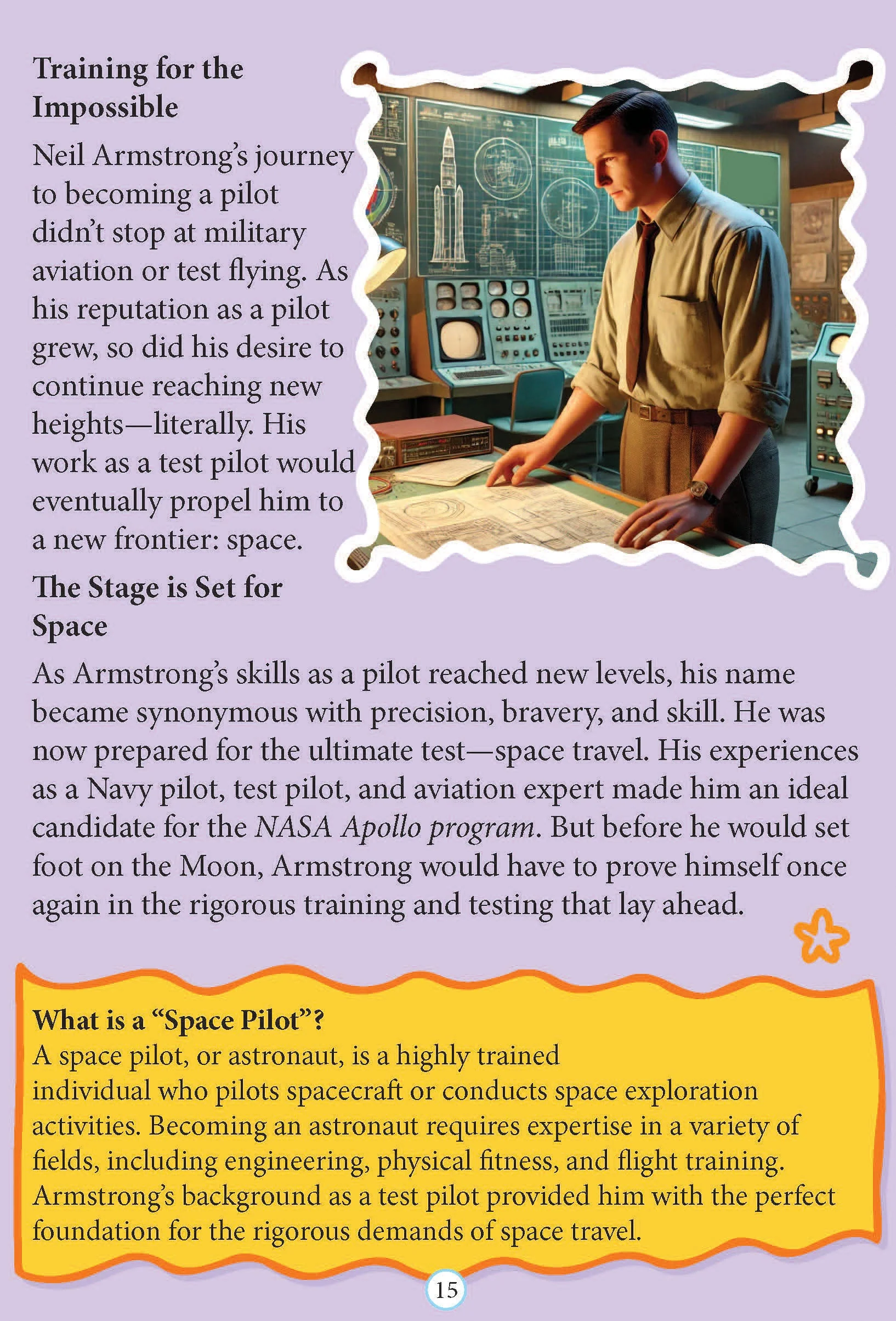 Neil Armstrong Icons of Inspiration  Illustrated Biography for Kids Age 6 - 12 Years - Image 5