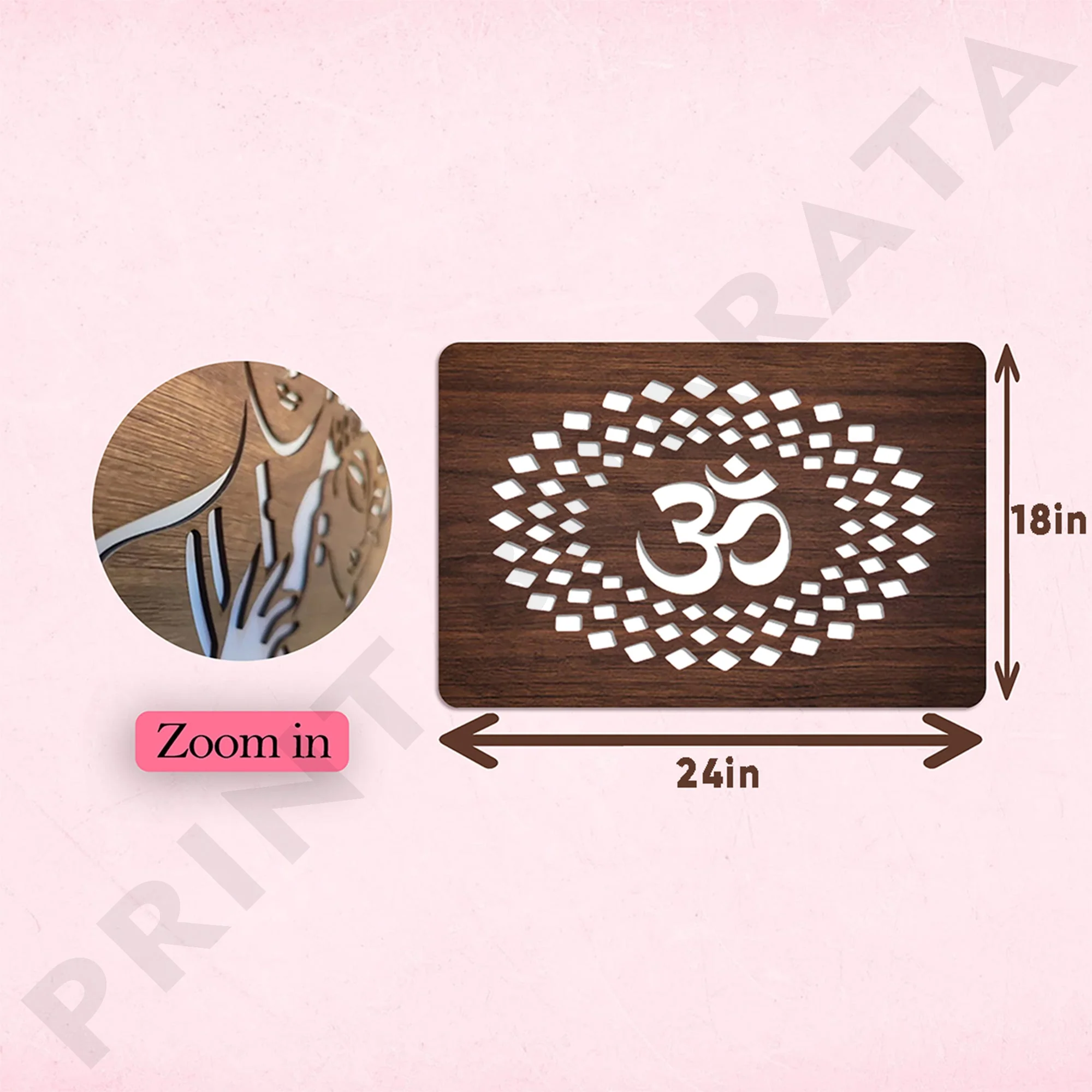 Neon MDF Om  Frame - Image 7