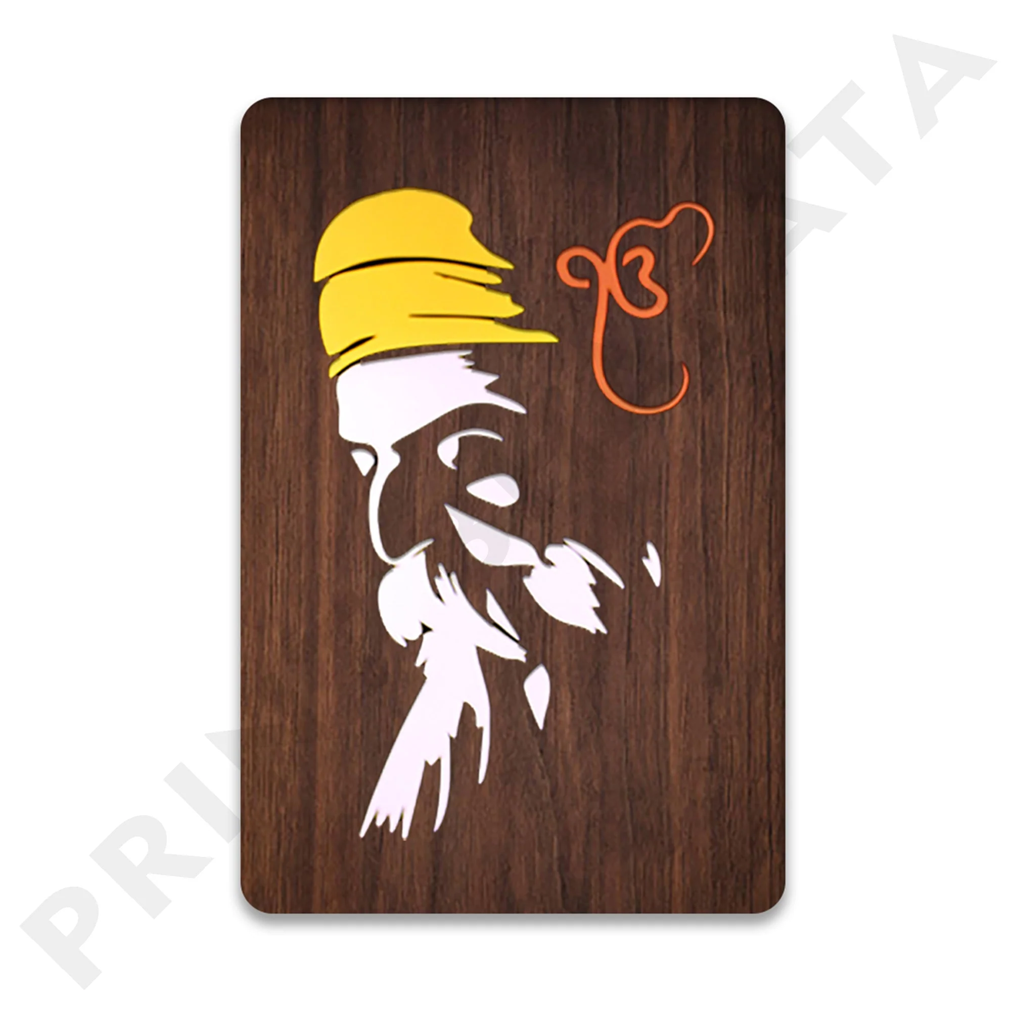 Neon MDF wahe Guru ji Frame - Image 4