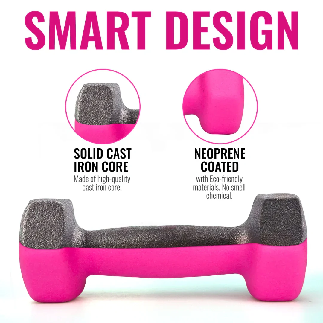 Neoprene Coated Dumbbells - Image 2