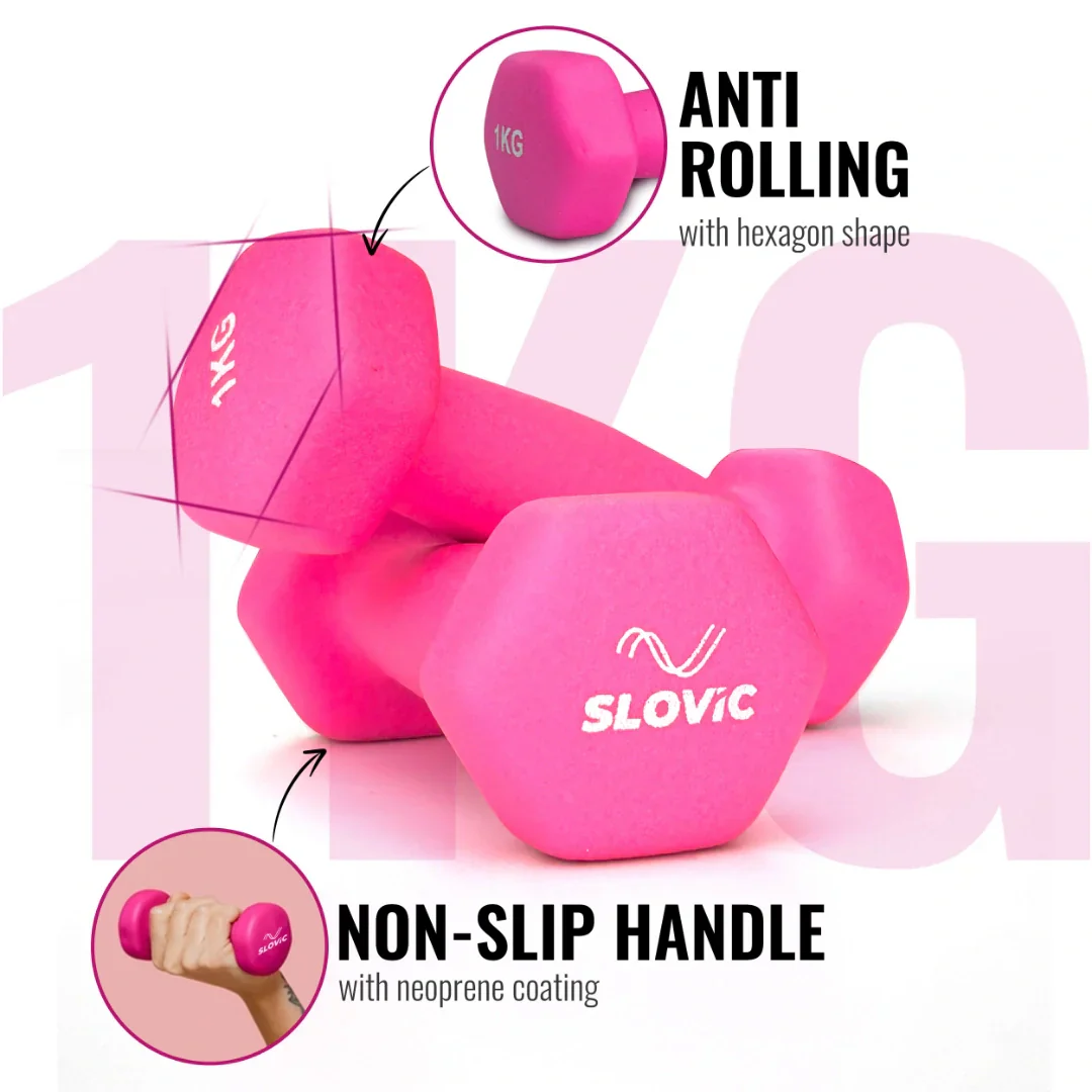 Neoprene Coated Dumbbells - Image 3