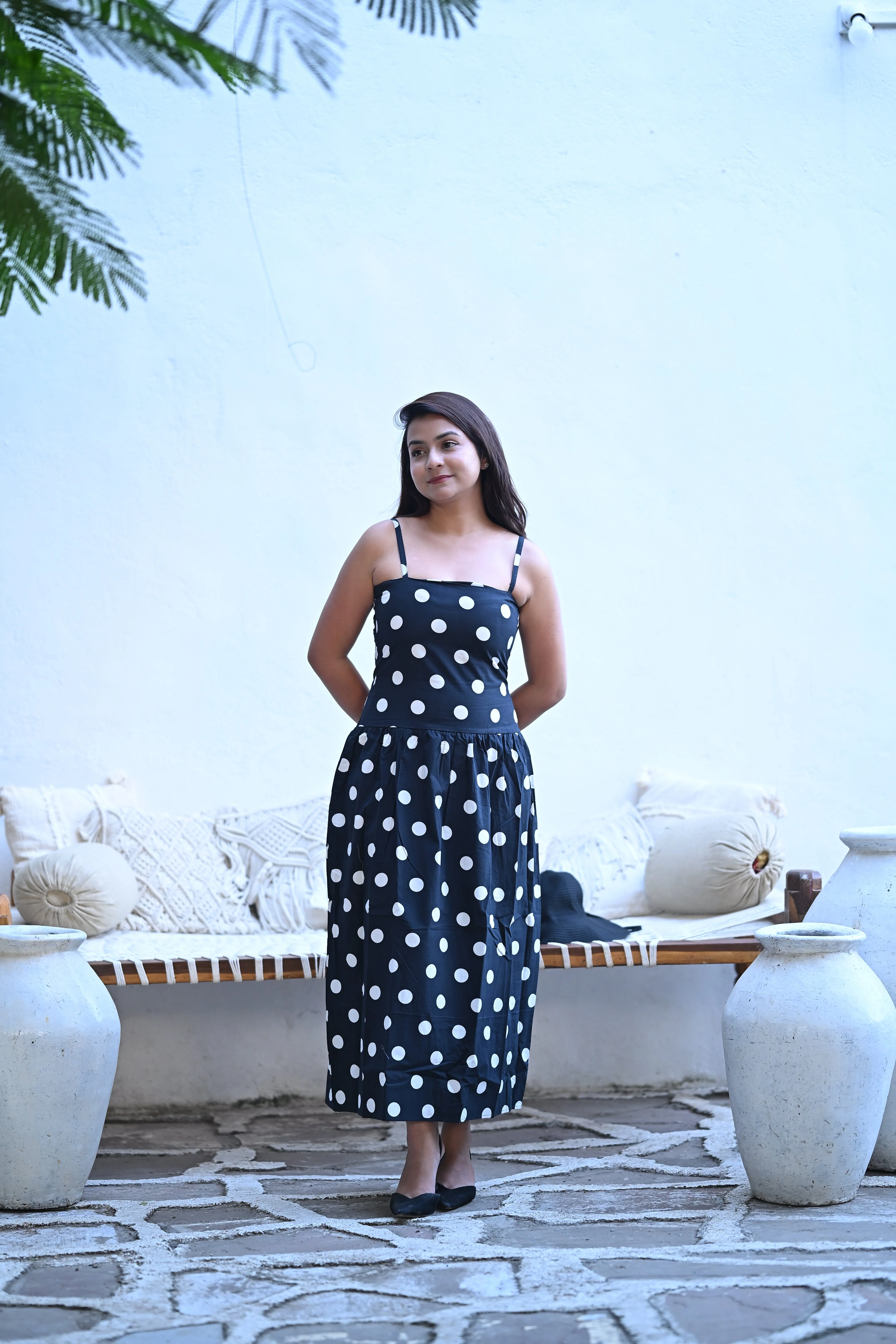 Neroni Polka Dot Dress - Image 2