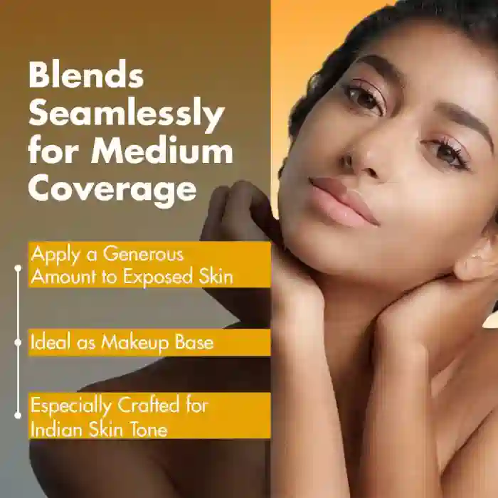 NEUD Dewy Look Tinted Sunscreen with SPF 50++++ and Hyaluronic Acid, Ultra-Light, No White Cast - 50ml - Image 6