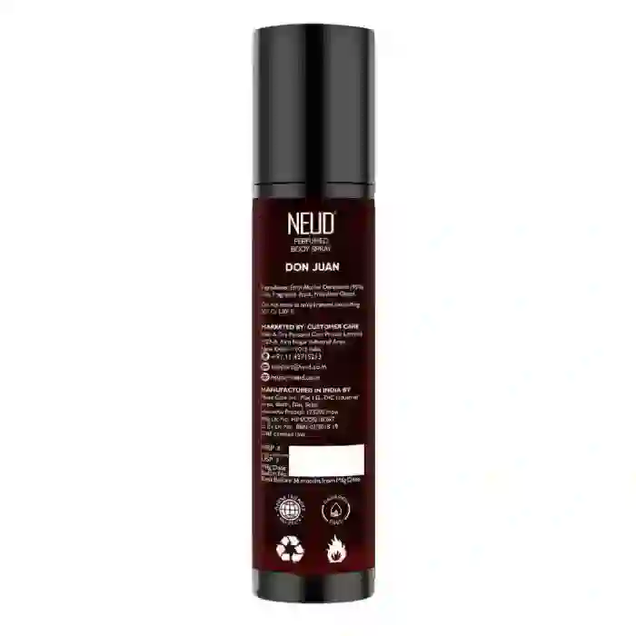 NEUD Don Juan Perfumed Body Spray, No Gas Deodorant 120ml, Long-Lasting Fragrance - Image 4