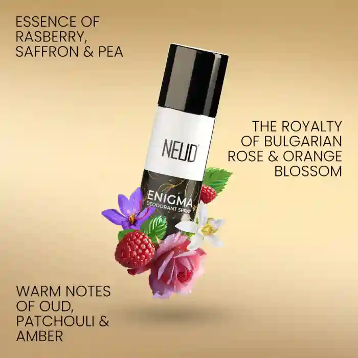 NEUD ENIGMA and RAAG Unisex Perfumed Body Spray Combo - 2 Deos x 50ml Each - Image 2