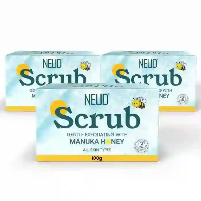 NEUD Gentle Exfoliating Scrub with Manuka Honey, Kojic Acid and Alpha Arbutin for Naturally Clear Skin - 100g - Image 10