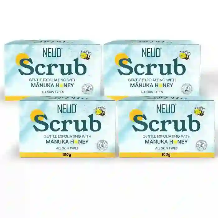NEUD Gentle Exfoliating Scrub with Manuka Honey, Kojic Acid and Alpha Arbutin for Naturally Clear Skin - 100g - Image 11