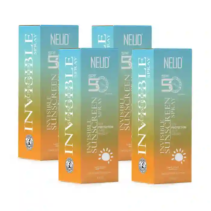 NEUD Invisible Sunscreen Spray with SPF 50++++ For Sun Protection Over Makeup, Ultra-Light, No White Traces - 100ml - Image 9