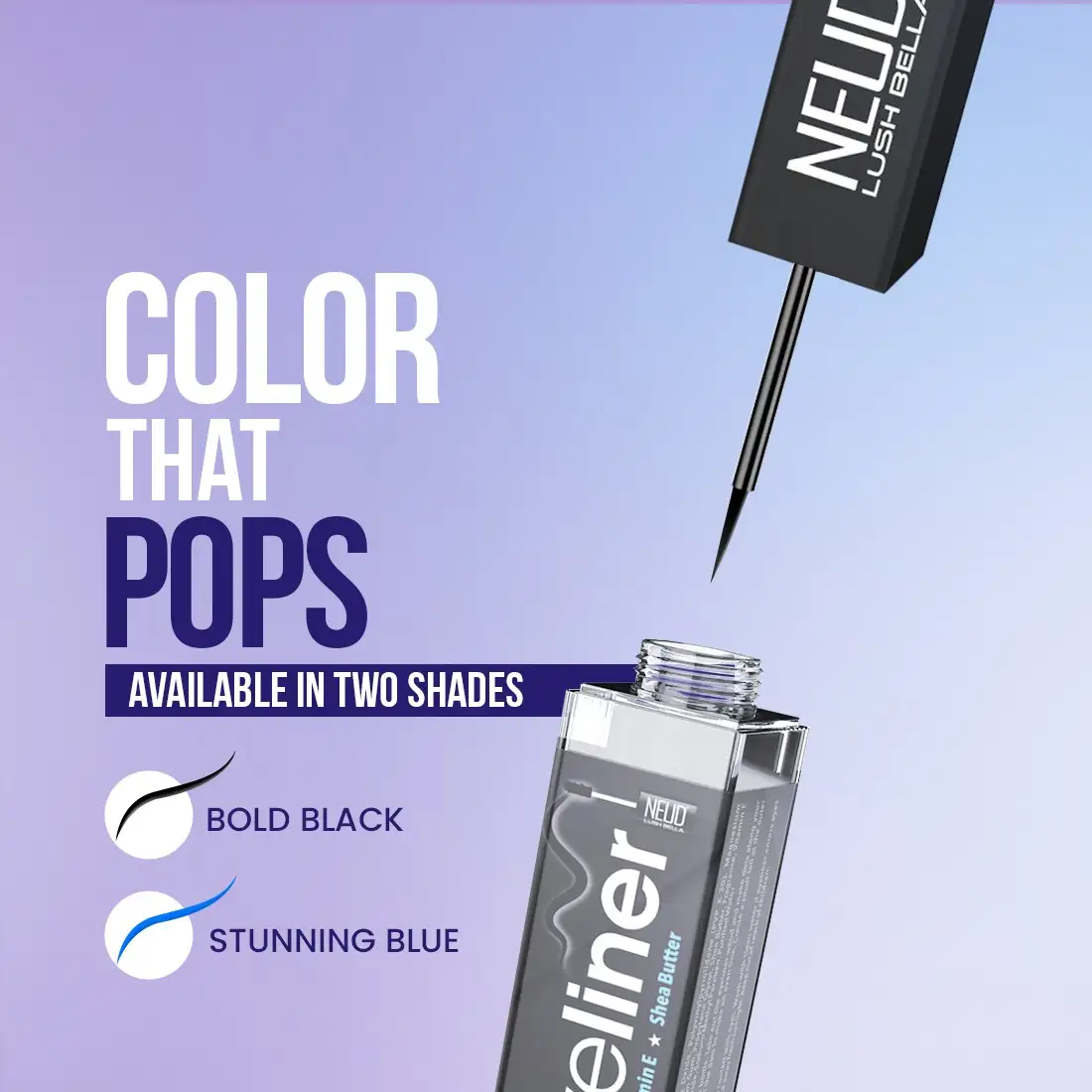 NEUD Lush Bella Eyeliner Enriched With Vitamin E and Shea Butter - 3ml