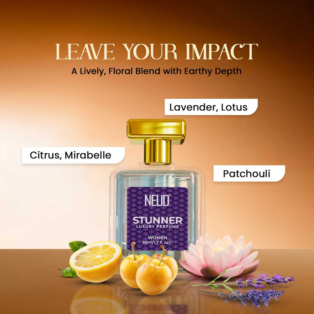 NEUD Luxury Perfume Gift Set for Women 3x50ml - Long-Lasting Strong Fragrances for Daily and Party Use - Image 3