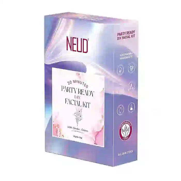 NEUD Party-Ready DIY Facial Kit with Strobe Cream for Fabulous Glow at Home - 50g - Image 12