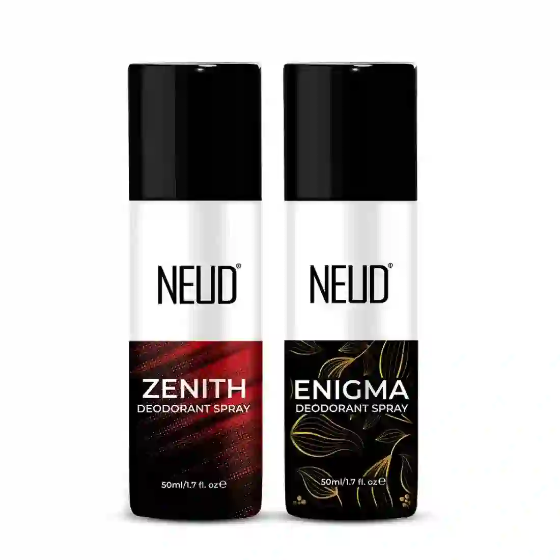 NEUD ZENITH and ENIGMA Unisex Perfumed Body Spray Combo - 2 Deos x 50ml Each