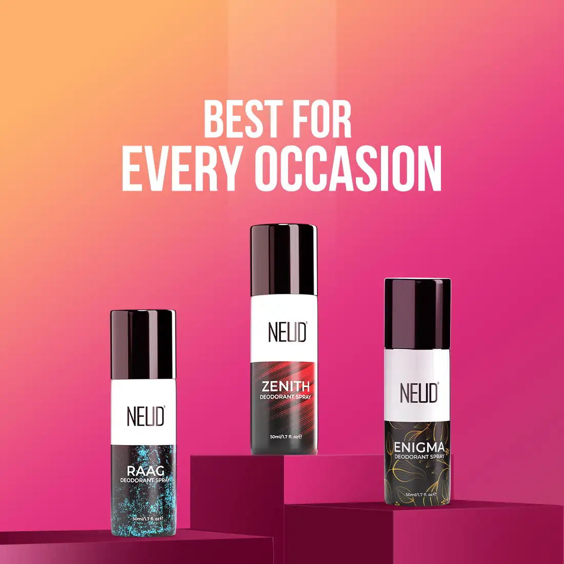 NEUD ZENITH Unisex Deodorant Perfumed Body Spray with Notes of Lotus, Szechuan Pepper, Sandalwood, 24-Hour Odor Protection - 50ml - Image 5