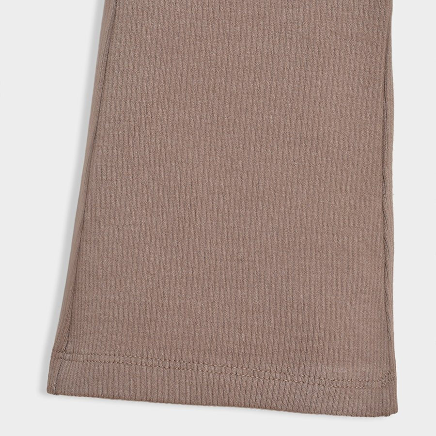 Neutral Love Cedar Brown Solid Co-Ord Set - Image 10
