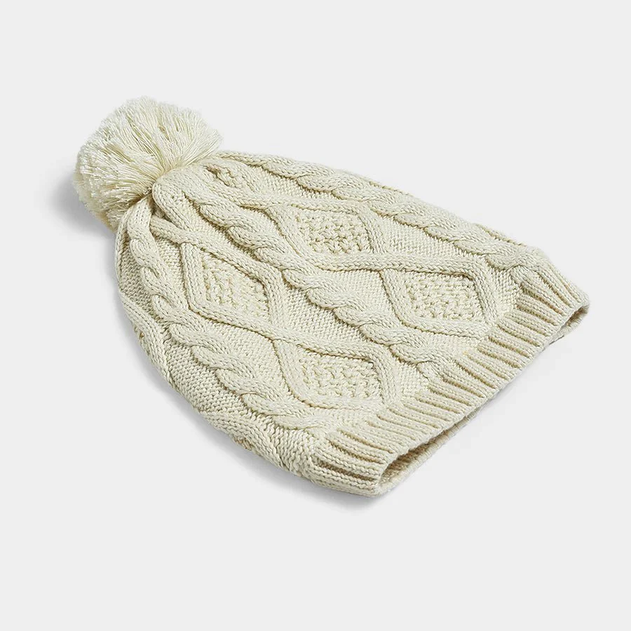 Neutral Love Sweet Corn Knitted Cap - Image 4