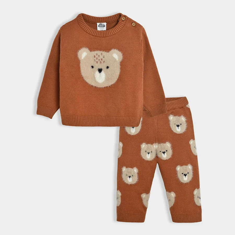 Neutral Love Tawny Knitted Jumper Set