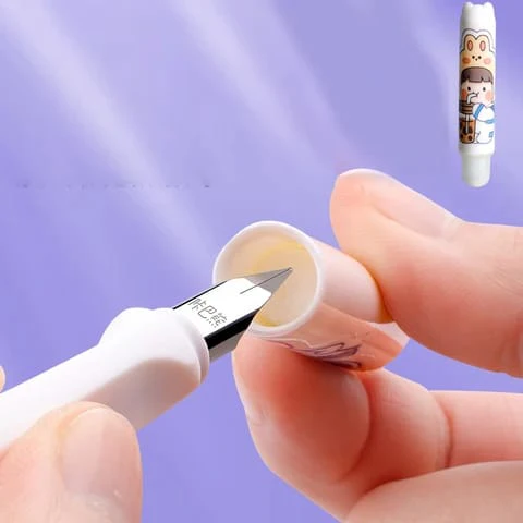 New Stylish Erasable Fountain Pen with Replaceable Ink Set For School Student (Random color) - Image 3