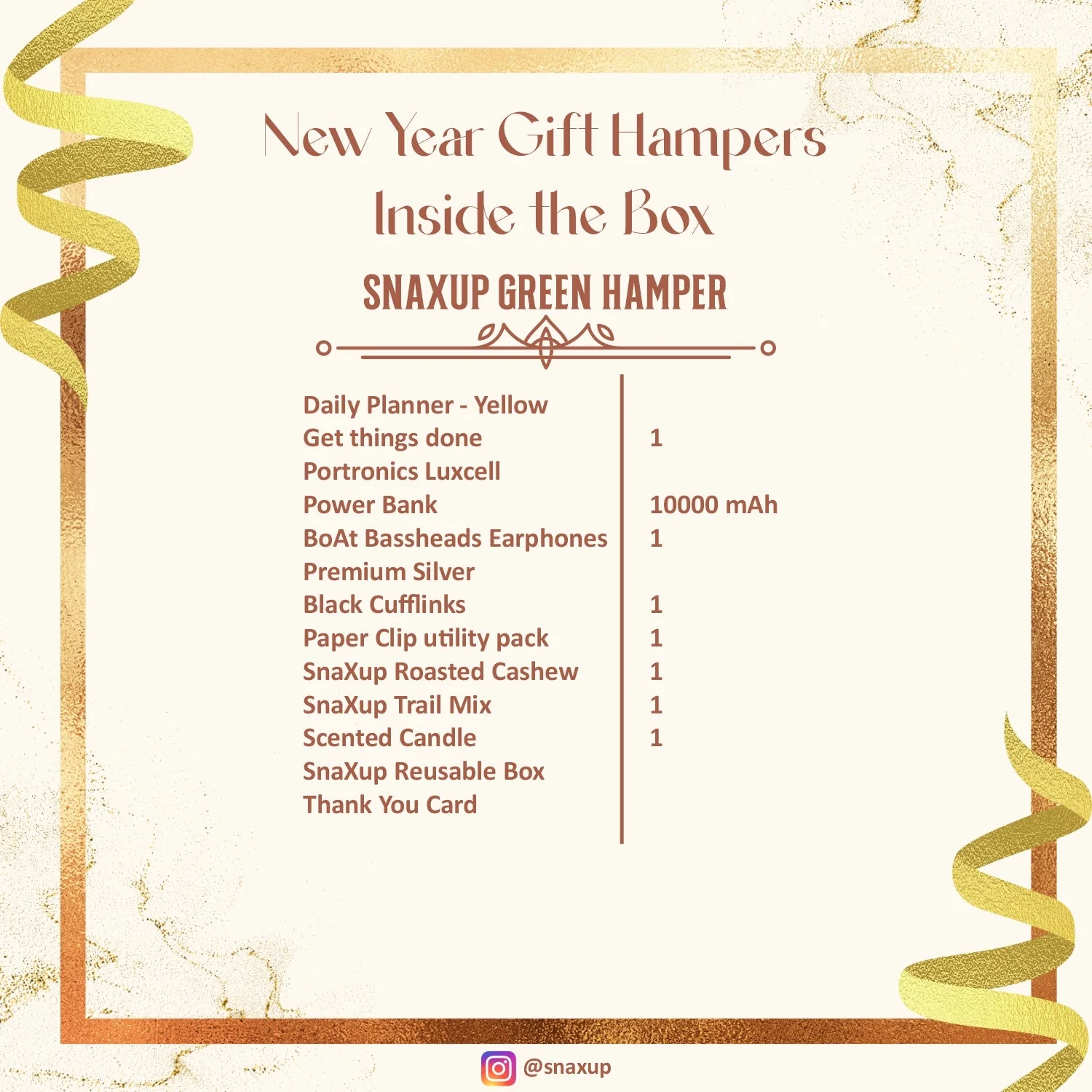 New Year Gift Green Hamper - Image 3