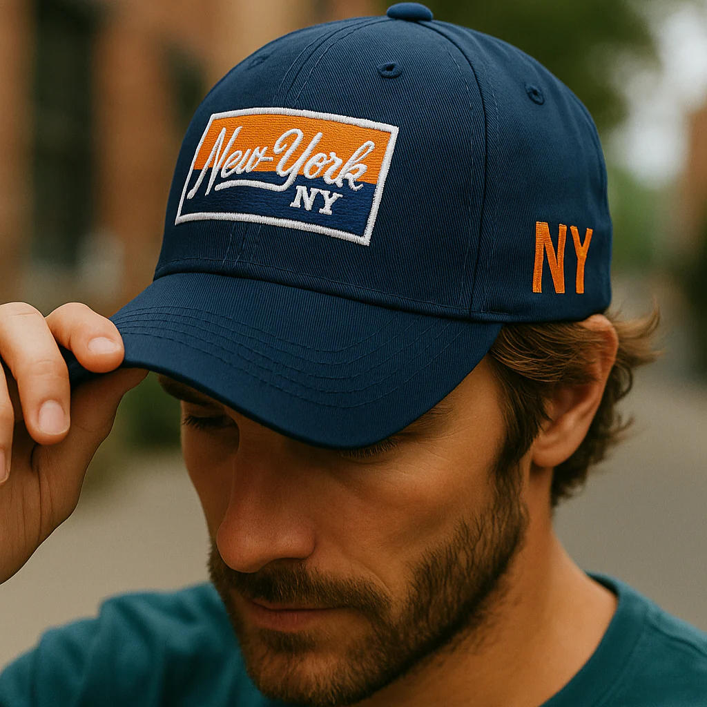 New York NY // Blue Caps
