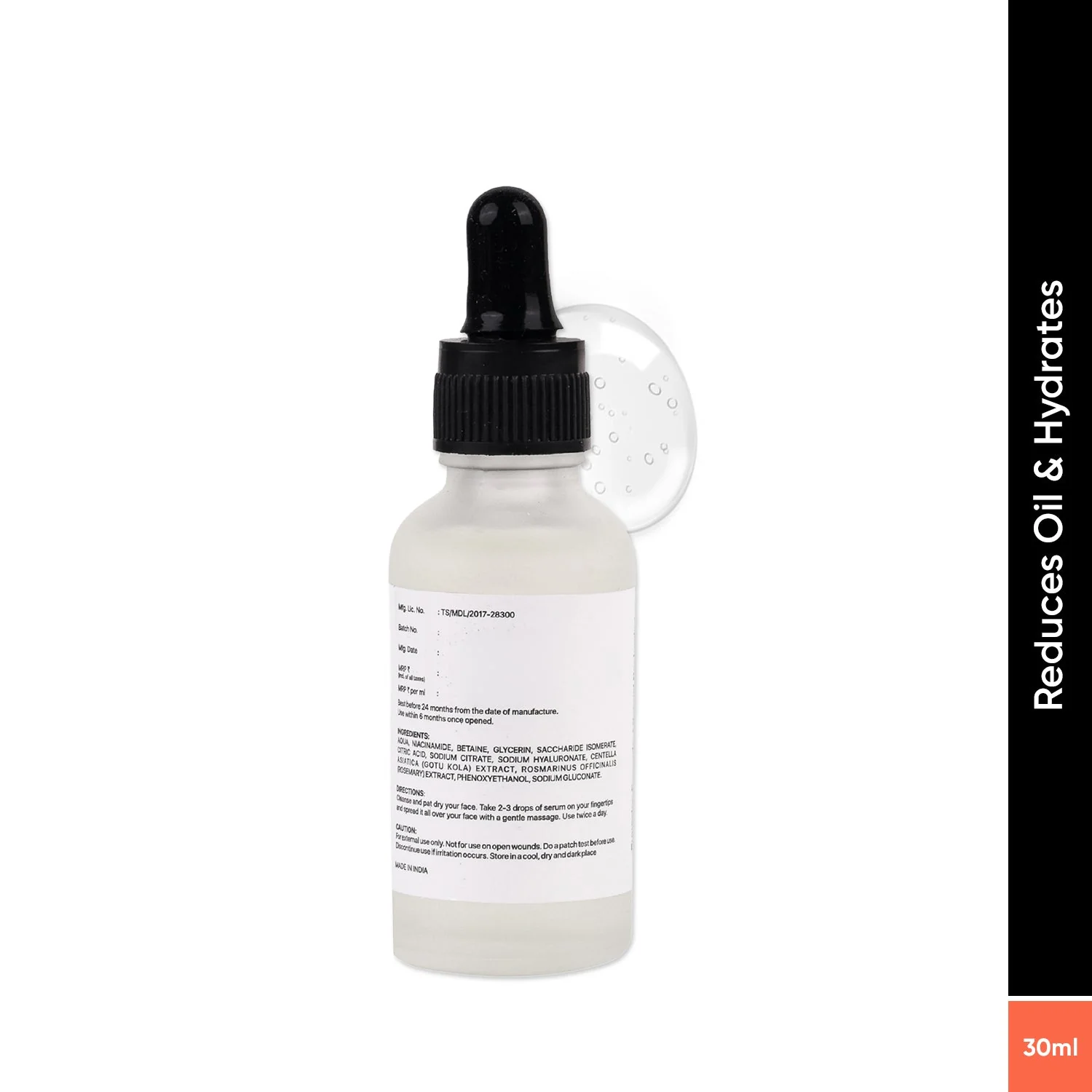 Niacinamide 5% Betaine 3% Serum - 30g | Reduces Excess Oil - Image 3