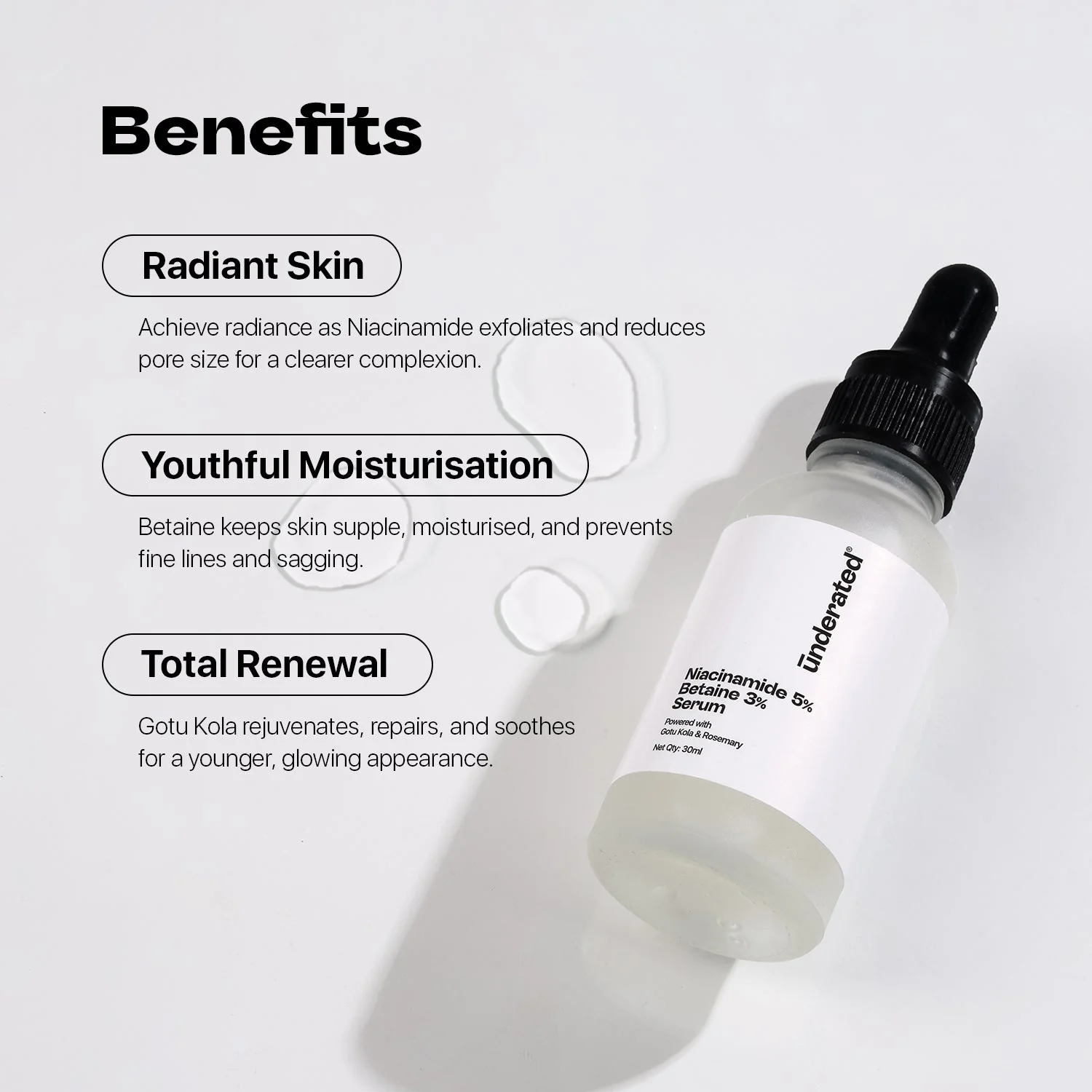 Niacinamide 5% Betaine 3% Serum - 30g | Reduces Excess Oil - Image 8