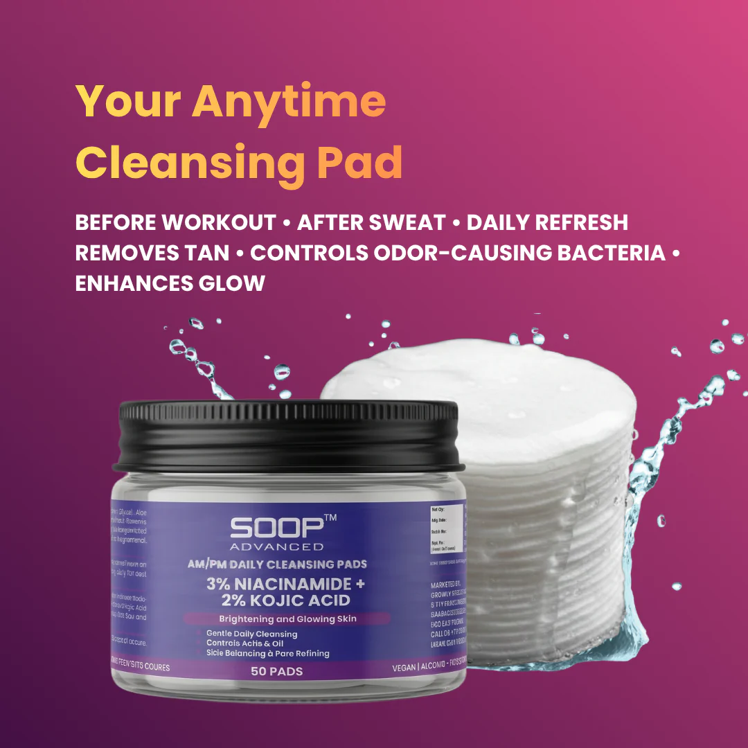 Niacinamide & Kojic Acid Cleansing Pads (50 Pads) - Image 3