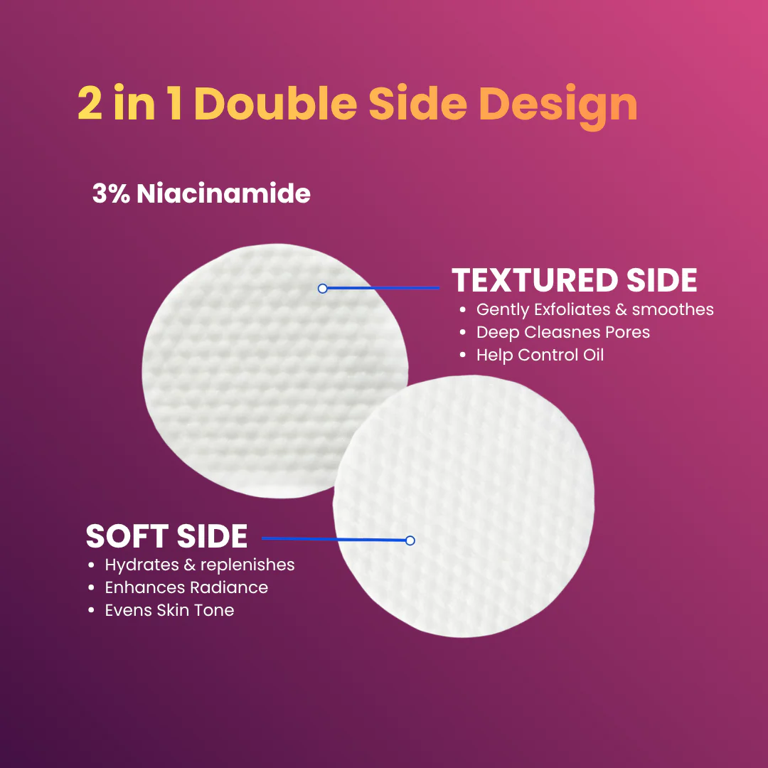 Niacinamide & Kojic Acid Cleansing Pads (50 Pads) - Image 5