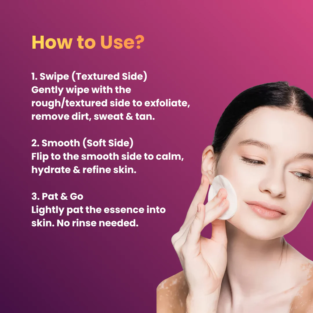 Niacinamide & Kojic Acid Cleansing Pads (50 Pads) - Image 6