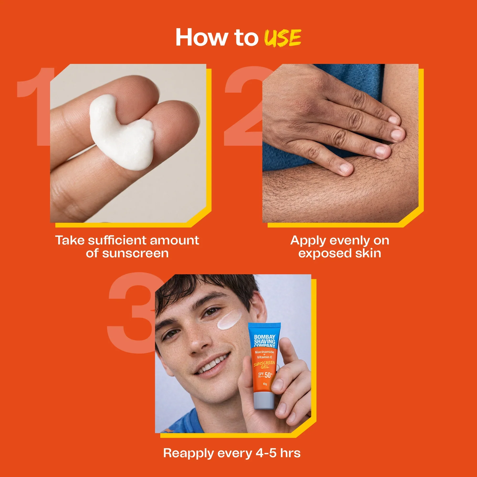 Niacinamide & Vit E Sunscreen, 10ml - Image 7
