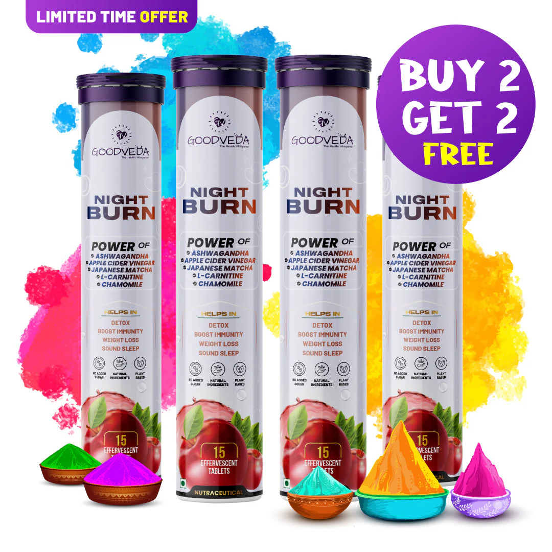 Night Burn Effervescent The Ultimate Evening Ritual for Weight Management, De-Stress and Good Sleep (Holi Sale) - Image 8