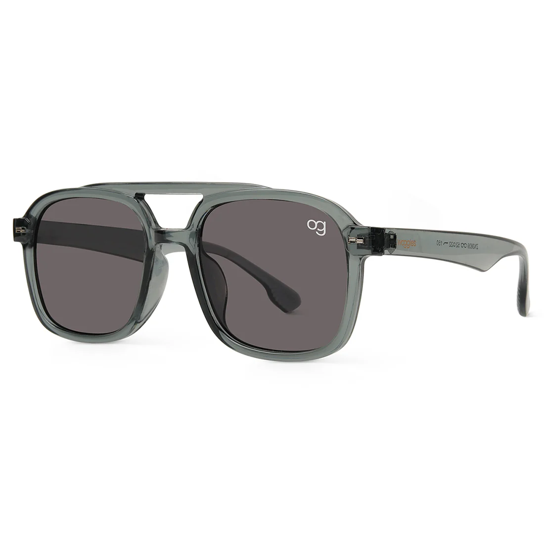 Nightshade Grey Aviator Sunglasses - Image 4