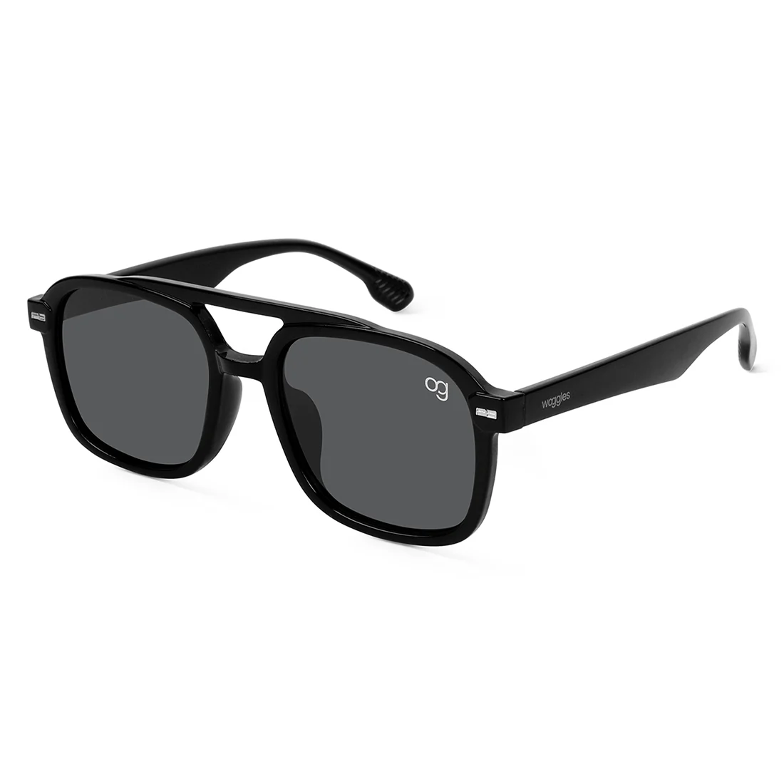Nightshade Grey Aviator Sunglasses - Image 6