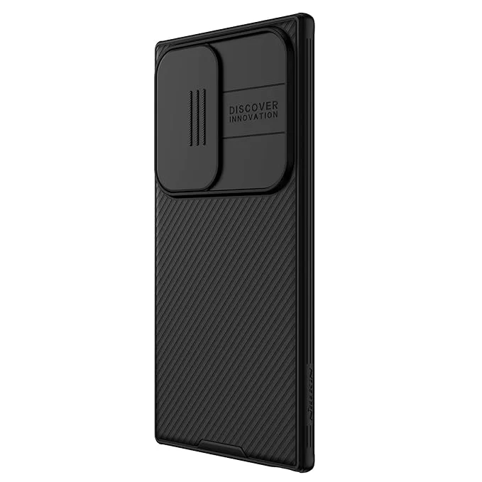 Nillkin Case for Samsung Galaxy S24 Ultra (6.8" Inch) Camshield Pro Magnetic Works with Magsafe Charger Camera Slider Double Layered Protection TPU + PC Black - Image 2